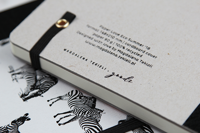 Paper Love Zebra Notebook